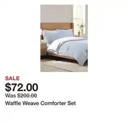 Belk Waffle Weave Comforter Set offer
