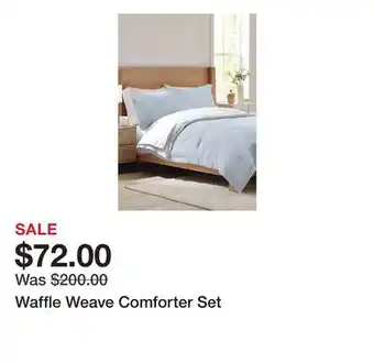 Belk Waffle Weave Comforter Set offer