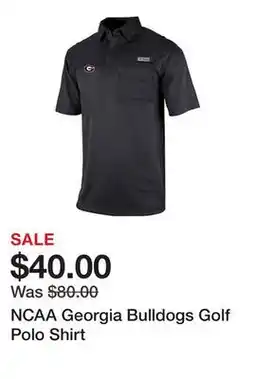 Belk NCAA Georgia Bulldogs Golf Polo Shirt offer