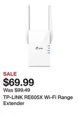 Office Depot TP-LINK RE605X Wi-Fi Range Extender offer