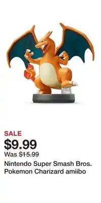 Game Stop Nintendo Super Smash Bros. Pokemon Charizard amiibo offer
