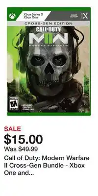 Game Stop Call of Duty: Modern Warfare II Cross-Gen Bundle - Xbox One and Xbox Series X/S offer
