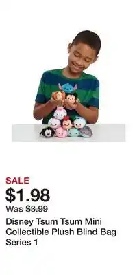 Game Stop Disney Tsum Tsum Mini Collectible Plush Blind Bag Series 1 offer