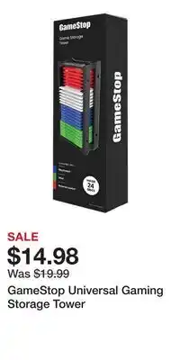 Game Stop GameStop Universal Gaming Storage Tower offer