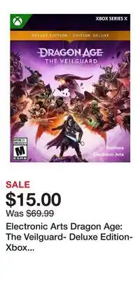 Game Stop Electronic Arts Dragon Age: The Veilguard- Deluxe Edition- Xbox Series X offer