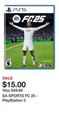 Game Stop EA SPORTS FC 25 - PlayStation 5 offer