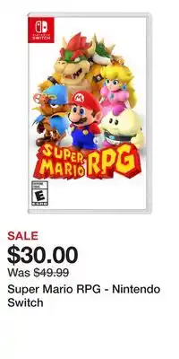 Game Stop Super Mario RPG - Nintendo Switch offer