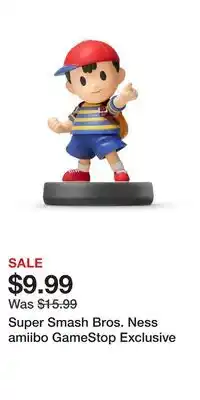 Game Stop Super Smash Bros. Ness amiibo GameStop Exclusive offer