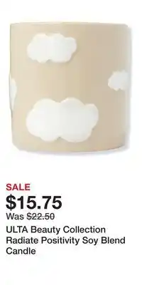Ulta Beauty ULTA Beauty Collection Radiate Positivity Soy Blend Candle offer