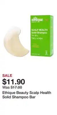 Ulta Beauty Ethique Beauty Scalp Health Solid Shampoo Bar offer