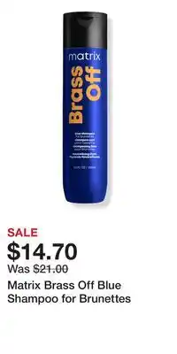 Ulta Beauty Matrix Brass Off Blue Shampoo for Brunettes offer