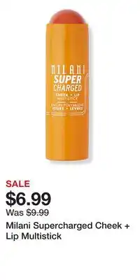Ulta Beauty Milani Supercharged Cheek + Lip Multistick offer