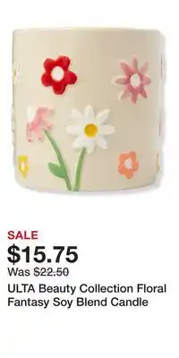 Ulta Beauty ULTA Beauty Collection Floral Fantasy Soy Blend Candle offer