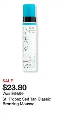 Ulta Beauty St. Tropez Self Tan Classic Bronzing Mousse offer