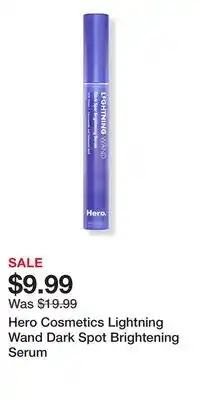 Ulta Beauty Hero Cosmetics Lightning Wand Dark Spot Brightening Serum offer
