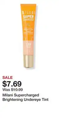 Ulta Beauty Milani Supercharged Brightening Undereye Tint offer
