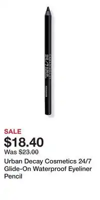 Ulta Beauty Urban Decay Cosmetics 24/7 Glide-On Waterproof Eyeliner Pencil offer