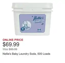 Costco Nellie's Baby Laundry Soda, 500 Loads offer