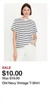 Old Navy Old Navy Vintage T-Shirt offer