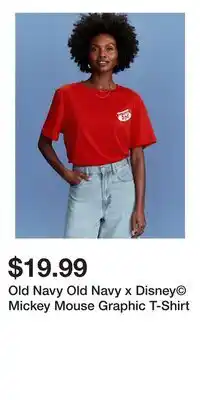 Old Navy Old Navy Old Navy x Disney Mickey Mouse Graphic T-Shirt offer