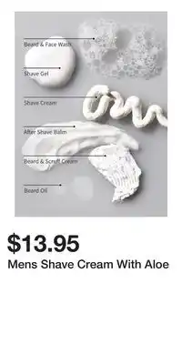Bath & Body Works Mens Shave Cream With Aloe offer
