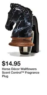 Bath & Body Works Horse Décor Wallflowers Scent Control Fragrance Plug offer