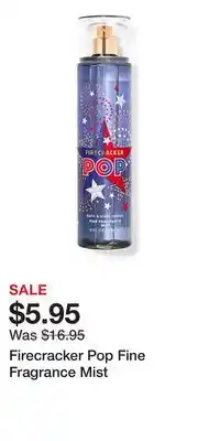 Bath & Body Works Firecracker Pop Fine Fragrance Mist offer