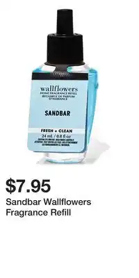Bath & Body Works Sandbar Wallflowers Fragrance Refill offer