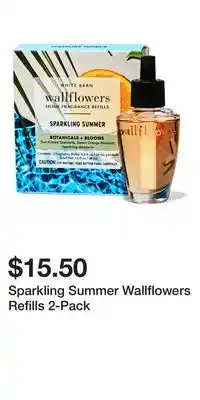 Bath & Body Works Sparkling Summer Wallflowers Refills 2-Pack offer