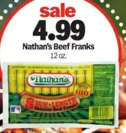 Meijer Nathan's Beef Franks offer