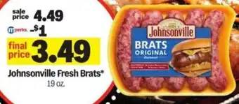 Meijer Johnsonville Fresh Brats offer
