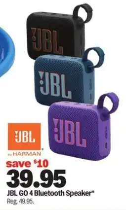 Meijer JBL GO 4 Bluetooth Speaker offer