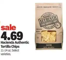 Meijer Hacienda authentic tortilla chips offer