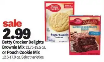 Meijer Betty Crocker Delights Brownie Mix offer