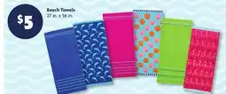 Family Dollar Beach Towels offer