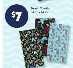 Family Dollar Beach Towels offer