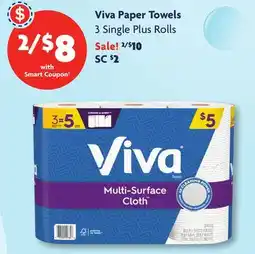 Family Dollar Viva Paper Towels offer