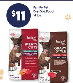 Family Dollar Family Pet Dry Dog Food offer