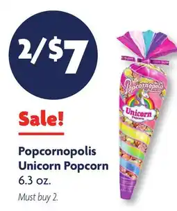 Family Dollar Popcornopolis Unicorn Popcorn offer