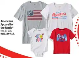 Meijer Americana Apparel for the Family offer