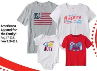 Meijer Americana Apparel for the Family offer