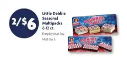 Family Dollar Little Debbie Seasonal Multipacks offer