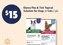 Family Dollar Elanco Flea & Tick Topical Solution for Dogs or Cats offer