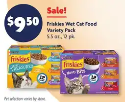 Family Dollar Friskies Wet Cat Food Variety Pack offer
