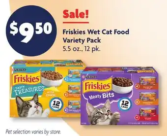 Family Dollar Friskies Wet Cat Food Variety Pack offer