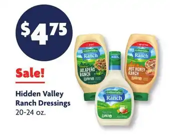 Family Dollar Hidden Valley Ranch Dressings offer