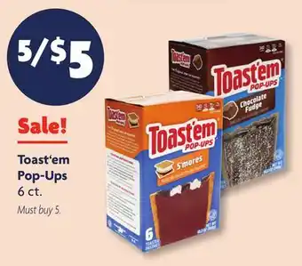 Family Dollar Toast'em Pop-Ups offer