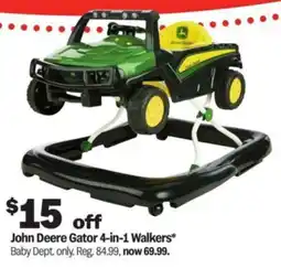Meijer John Deere Gator 4-in-1 Walkers offer