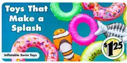 Dollar Tree Inflatable Swim Toys offer