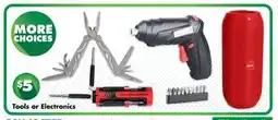 Dollar Tree Tools or Electronics offer